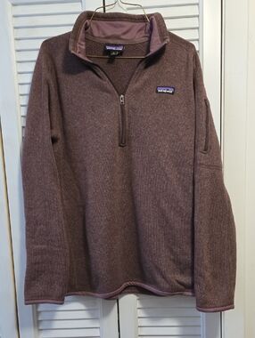 Patagonia Plum Half-Zip Fleece Pullover